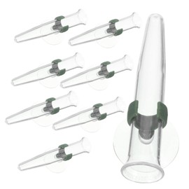Totority 8pcs Flower Water Tubes with Suction Cups Durable Florist Arrangement Vials for Fresh Flower Storage for Floral Displays and Home Decor