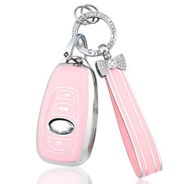 [MAZERO] Scratch Resistant Subaru Key Case Key Cover Key Cover Special Design Smart Key Case for Subaru Ascent Legacy B4 Impreza G4 WRX S4 XV Key Cover Genuine Remote Control Key Protective Cover