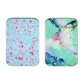 Aaymoous 2Pack Floss Holder Travel Floss,Picks Case,Refillable Portable Floss Pick Holder and Floss Pick Dispenser,Perfectfor Travelling,Dinners Drug Storage,Candy Storage