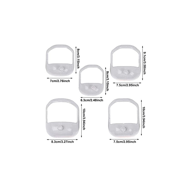 YKKJ 5 Pieces Beard Shaper, Shave Stencil Tool, Haircut Tool