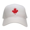 Canada Maple Leaf Embroidered Adjustable Mesh Trucker Baseball Cap -