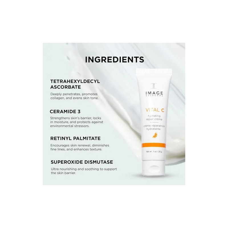 Image Skincare, Vital C Crema Reparadora Hidratante, Crema H