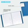 Smarpau A4 Display Book, 60 Pockets Presentation Folder Project Folder