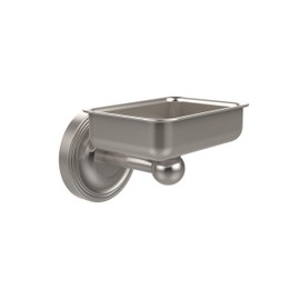 Allied Brass R-WG2-SN Soap Dish with Glass Liner, Satin Nickel