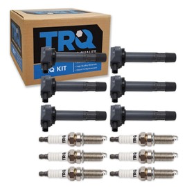 TRQ Ignition Kit Ignition Coil Spark Plugs Compatible with 2017-2020 Acura MDX 2016-2018 RDX 2013-2017 Honda Accord 2013-2015 Crosstour