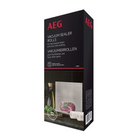 AEG AVSR1 Vacuum Sealer Rolls (Suitable for Fridge and Freezer, Keeping Fresh, Preserving, Cooking, Sous Vide Cooking, 7-Layers, Tear-Resistant, Individually Cut to Size, -30°C to 110°C, Transparent)