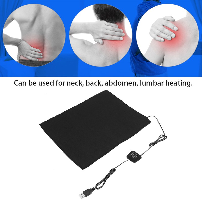 DC 5V 3‑Shift USB Electric Cloth Heater Pad Heating Element