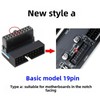 Generic USB 3.0 90 Degree Adapter, 2 Pack: 19Pin/20Pin Male