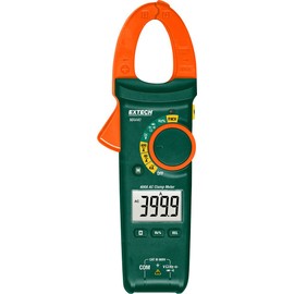 Extech MA440 400A AC Clamp Meter with Non-Contact Voltage Detection, True RMS, 4000 Count Display, Continuity Tester, Resistance & Frequency Measurement, Compact Digital Multimeter for Electricians