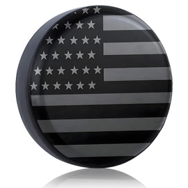 Spare Tire Cover for RV Trailer,Wheel Cover with American USA Flag,Universal Waterproof PVC Camper Spare Tire Cover Fit for Truck,Trailer,RV,SUV,Camper (15" for tire Diameter 27.55"-29.52"/70-75cm)