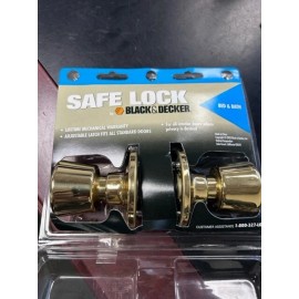 BLACK+DECKER DOOR KNOB FOR BED & BATH SAFE LOCK