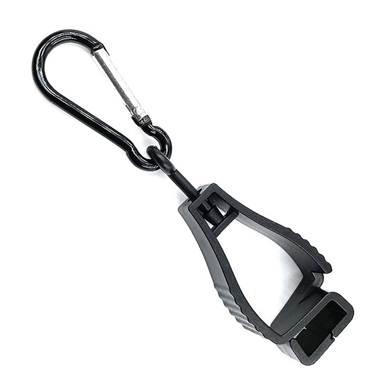 10PCS Work Glove Holders Black Plastic Easy Clean Portable Reusable