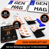 GENMAG Number Plate Holder Motorcycle Scooter Moped Moped [Extra Strong