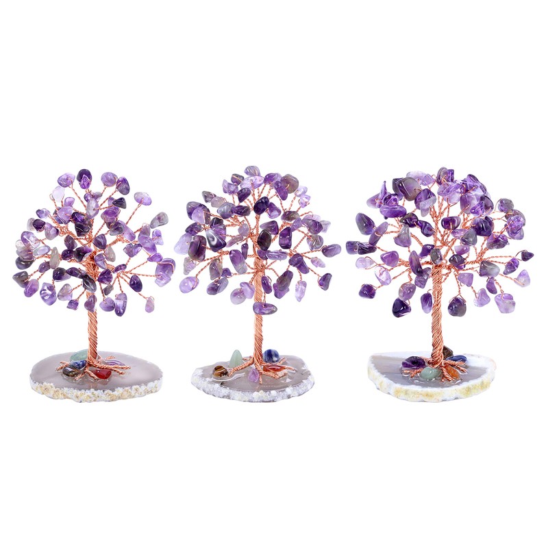 CrystalTears Feng Shui Decorative Tree of Life Handmade Wire Wrap