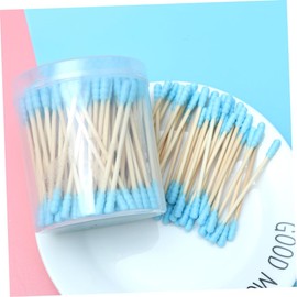 Beavorty Double-ended Cotton Swabs Pack for Earwax Removal Makeup Removal Nail Art Beauty Routine Cotton Bud Swabs Safe and Hygienic Random