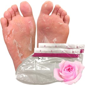 (5 Doses of Both Legs/Rose) Foot Exfoliating Foot Care, Foot Exfoliating Pack, Foot Exfoliating Pack, Foot Exfoliating Pack