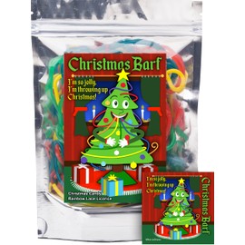 Christmas Barf Rainbow Lace Licorice Funny Unique Christmas Tree Stocking Stuffer Gag Birthday Girl, Boy and Teens Candy Gift (5.5 Ounces)