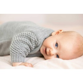Disana Long Sleeve Sleeping Bag for All Year Round TOG 1.5 - 2 | 100% Organic Merino Wool GOTS IVN Best | 0 - 12 12 - 24 Months Newborn Baby Toddler Unisex | Made in Germany, natural