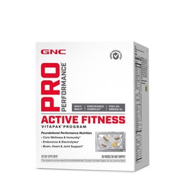 GNC Pro Performance Active Fitness Vitapak – 30 Servings | Complete Daily Supplement for Energy, Endurance & Recovery Support