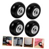 ULTECHNOVO 1set Pu Silent Rubber Replacement Wheels for Suitcases Noise