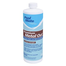 Pool Mate 1-2555-12 Premium Pool Metal Remover Pool Stain Remover, 1-Quart, 12-Pack