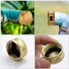 Gatuida 2pcs Garden Hose Cap Garden Hose Stopper 3/4 Inch