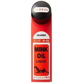 Columbus 51133 Men's Women's Shoes Cream Mink Oil Liquid Type 2.3 fl oz (65 cc) Liquid Cream, For Oil-Finished Leather, Mushok (00)