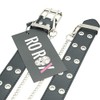 Ro Rox Rudie Gothic Grunge Punk Double Eyelet PU Belt
