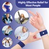 GXGM 5 Paar Akupressur Armband, übelkeit armband - Anti-Übelkeit Wristbands