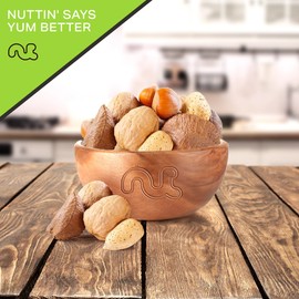 Mixed Nuts (In Shell) Brazil Nuts, Walnuts, Almonds, Hazelnuts (Filberts), Pecans (48oz - 3 LB) Packed Fresh in Resealable Bag - Healthy Snack, Protein Food, All Natural, Keto Friendly, Vegan, Kosher