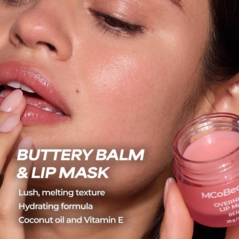 MCoBeauty - Double Duty Lip Mask - Contains Coconut Oil