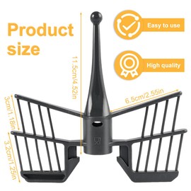 NHPY 1 Piece Mixing Attachment for Thermomix, Butterfly Mixing Attachment Stirrer for Thermomix Tm5 Tm6 Tm31, Accessory Attachment Food-Safe Butterfly Mixing Attachment, Food Processor Replacement