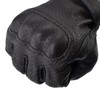 Komine GK-257 Vented Protective Leather Gloves for Motorcycles, Black, L