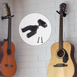 Guitar Hanger | Non-Slip Electric Guitar Holder,Heavy Duty Bass Hanger, Multifunctional Ukulele Accessories for Home, School, Studio