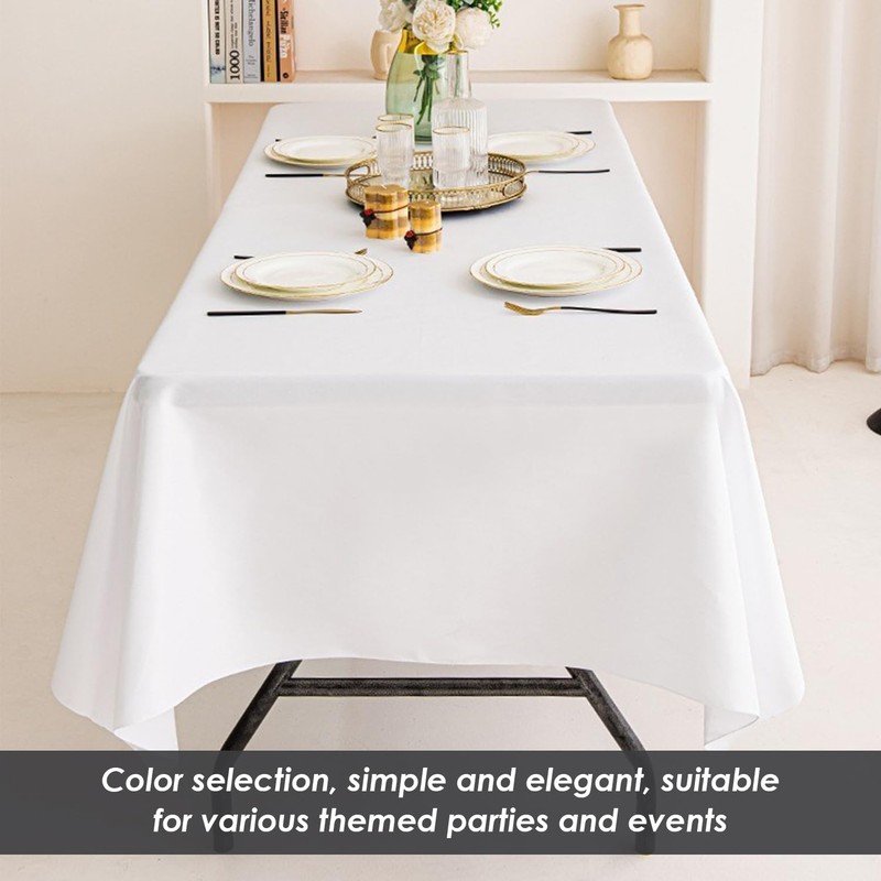 EPCDBBRT 4 Pieces Paper Tablecloth Roll, Birthday Tablecloth, Square Tablecloth,
