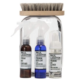 Paul Lashton Complete Premium Hat Care Kit with Foam Cleaner, Protector, Stiffener, and Horsehair Brush