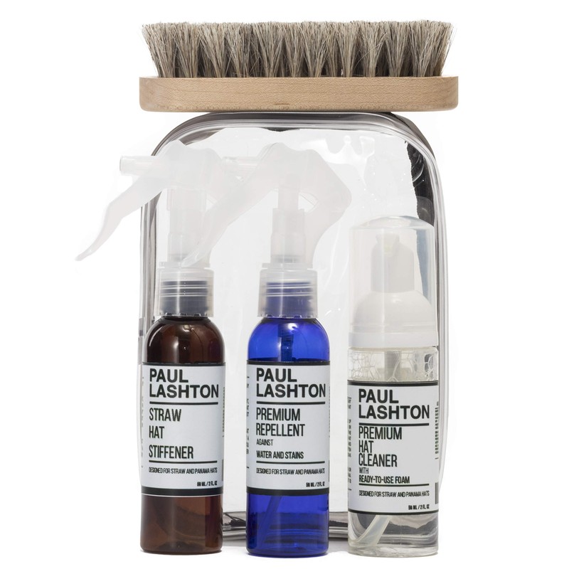 Paul Lashton Complete Premium Hat Care Kit with Foam Cleaner,