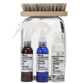 Paul Lashton Complete Premium Hat Care Kit with Foam Cleaner, Protector, Stiffener, and Horsehair Brush