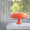 AUDALA Orange Mushroom Lamp, Dimmable Mushroom Table Lamp with 3