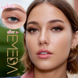 Brown Lashes Fluffy 20mm Long Wispy False Eyelashes Fox Cat Eye Look Strips 3D Faux Mink Dark Brown Eyelashes Invisble Clear Band Thick Long Fake Lashes Volume Dramatic 14 Pairs by EMEDA (DG18 20mm）