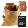 Wrenbury Collapsible Mushroom Foraging Bag - Waxed Canvas Mushroom Foraging