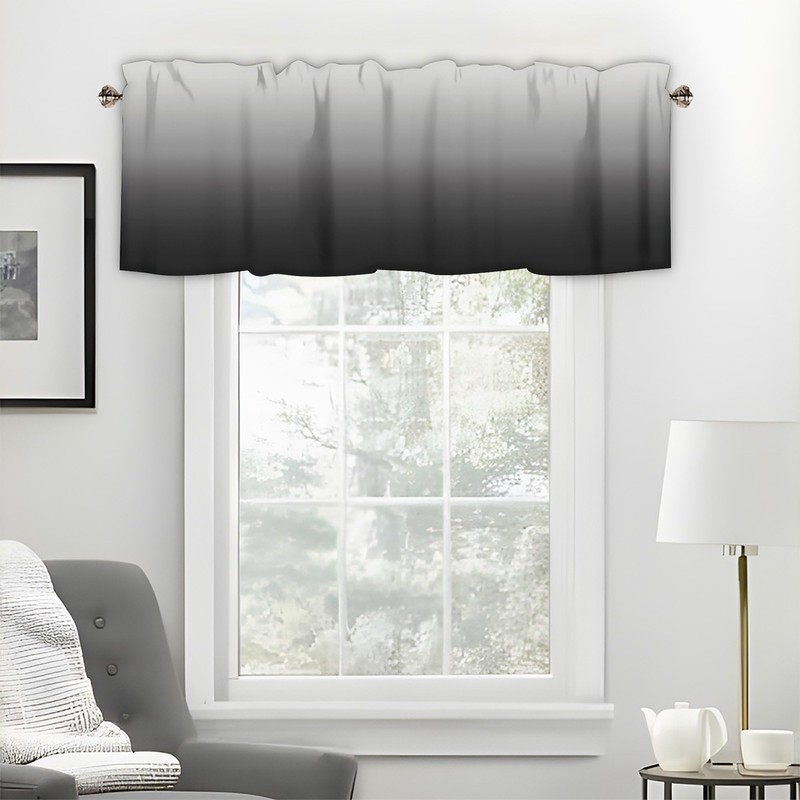 Cliduli Decoration Valance for Windows,Creative Window Treatments 1 Panel Short
