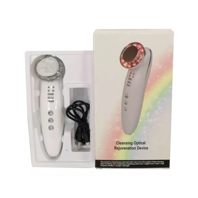 Quality Maquina Facial Rejuvenecedora Ultrasonic + Crema Leche/rosas