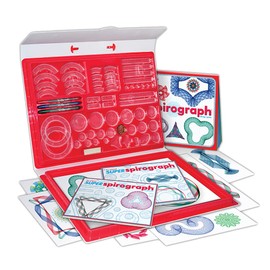 Kahootz Super Spirograph Design Set-- 50th Anniversary Edition with Twice as Many Gears -- For Ages 8+, Multi