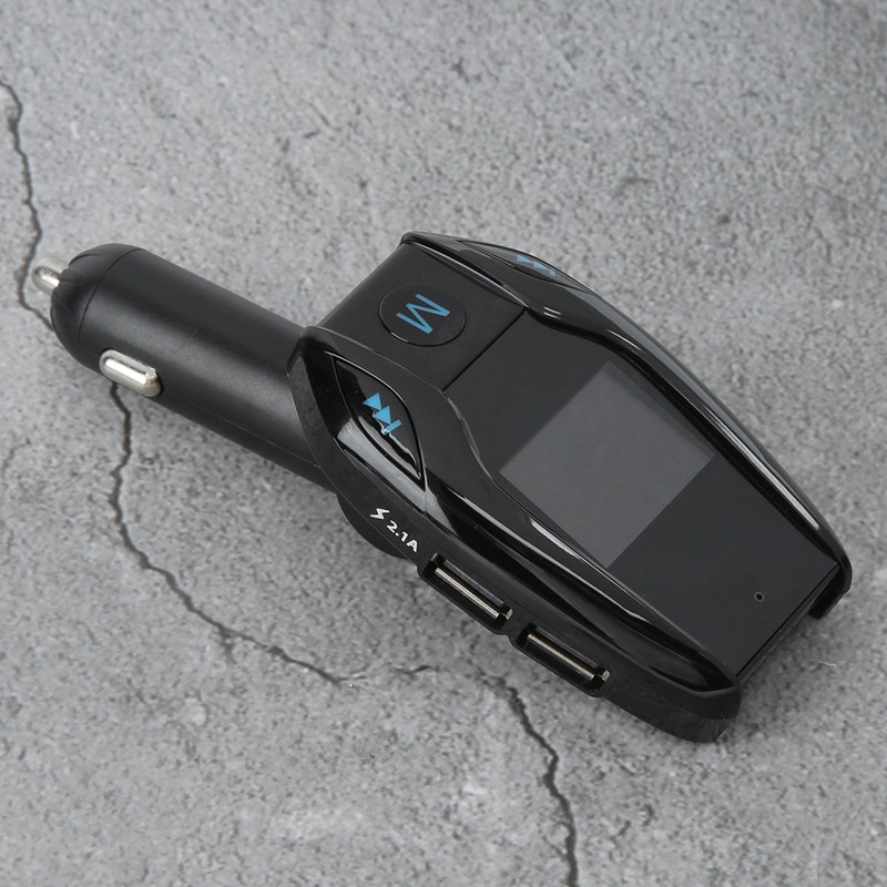 1.44 in LCD Car Bluetooth Music Player FM37 Transmitter 5V/2.1A