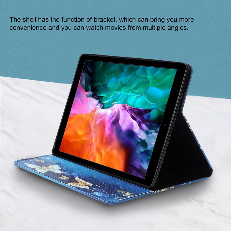 Portable Tablet PU Protective Holster 360° Universal Protection Painted Leather