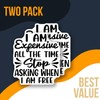 Funny Quote Stickers Pack - Unique Sarcastic Stickers Set -