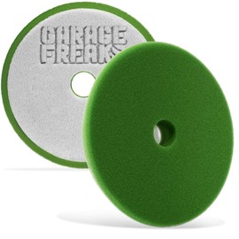 Garage Freaks Polishing sponge, foam pad, polishing pad 150 mm for 125 mm support plate, Velcro, coordinated high-performance polishes (medium cut foam pad 150 mm)