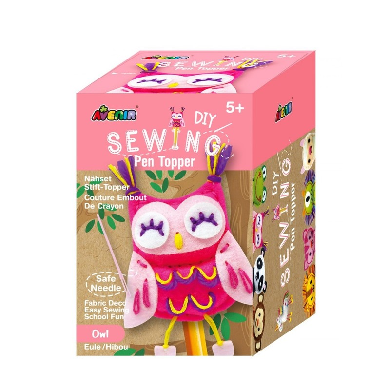 Avenirkids DIY Sewing Owl Pen Topper 5+, 1pc
