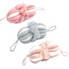 (RONGUI) Body Sponge, Back Washable Foaming Net, Set of 3